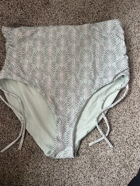 CALIA by Carrie Underwood Mint Green High-Waist Bikini Bottoms. Worn once